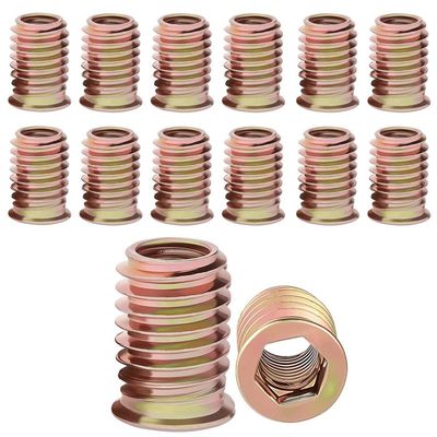 木工 M4 螺纹嵌件 · 镀锌六角螺母 10 mm · 30 只