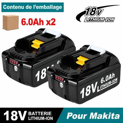 Makita BL1860 兼容 18V 6.0Ah 锂电（SKU B）