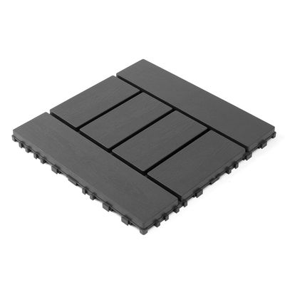 可拼接露台地板 30×30 cm · 灰色 · 44 片